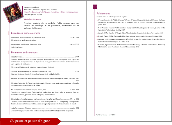 Illustration CV prune et pelure d’oignon